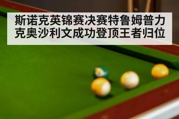 snooker final match
